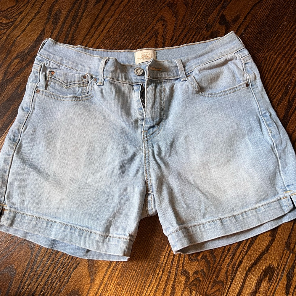 Light Blue Denim Shorts